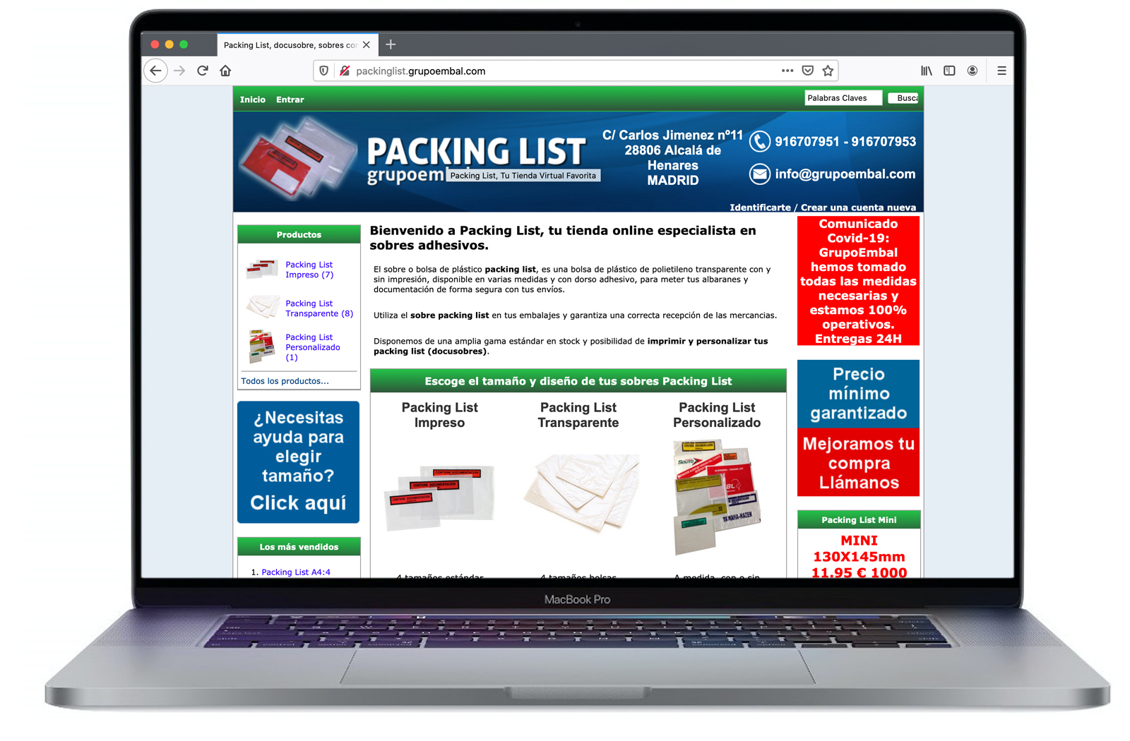 Packing List